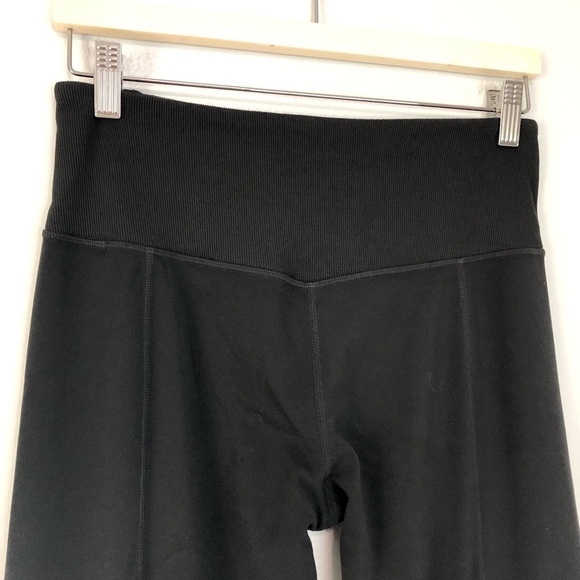 Athleta Black Barre Skinny Flare Powervita Leggings Medium - Picture 6 of 16